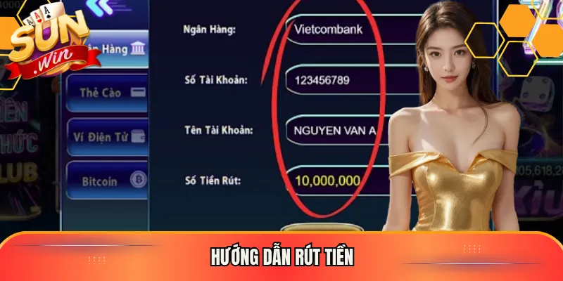 hướng dẫn rút tiền